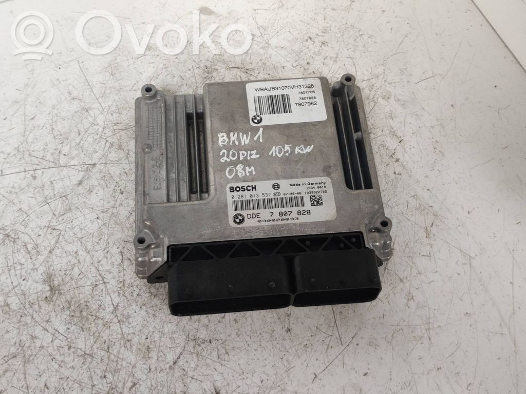BMW 1 E81 E87 Engine control unit/module 