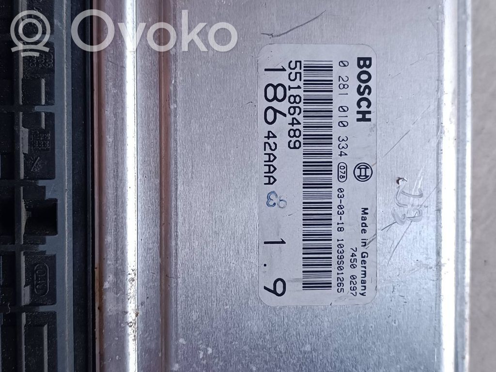 Fiat Multipla Engine control unit/module 