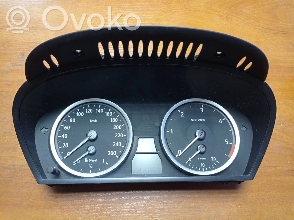 BMW 5 E60 E61 Geschwindigkeitsmesser Cockpit 