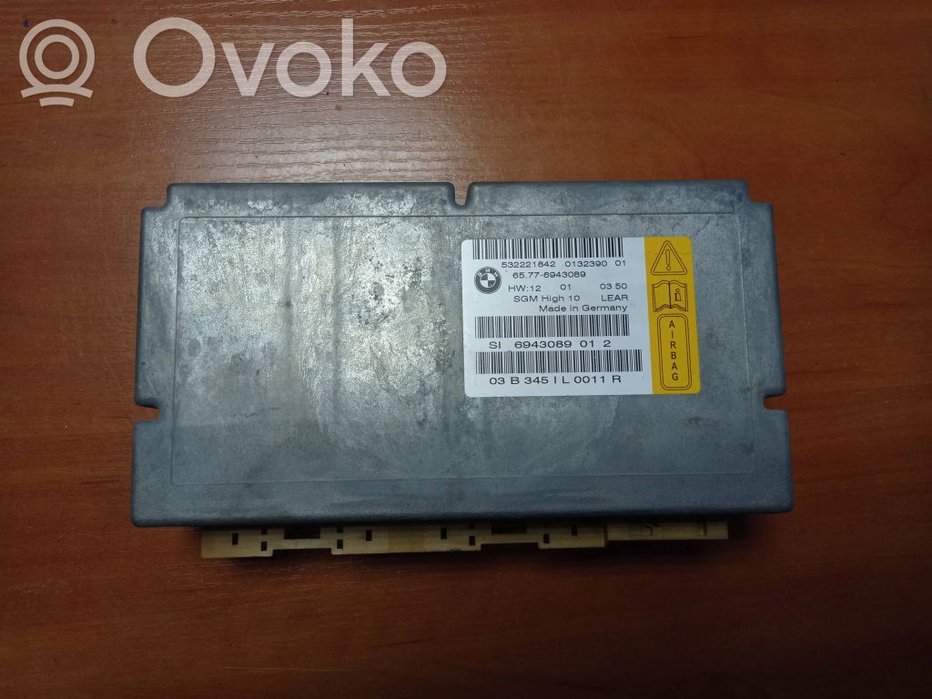 BMW 5 E60 E61 Airbag control unit/module 