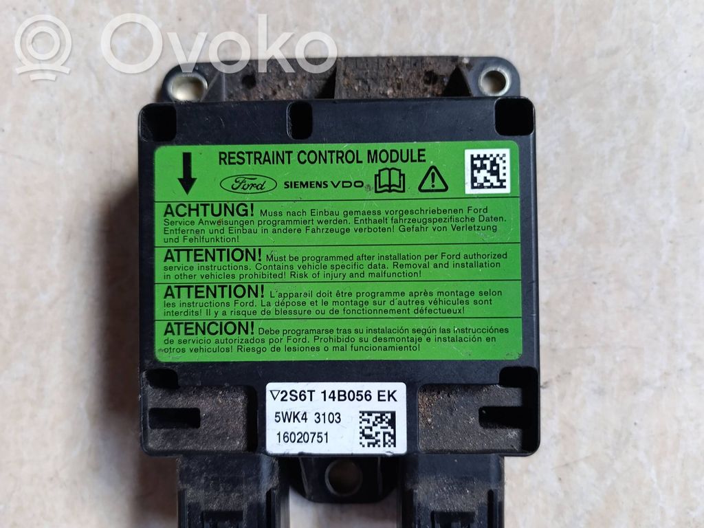 Ford Fiesta Airbag control unit/module 