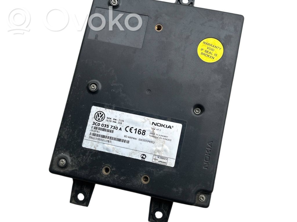 Volkswagen PASSAT B6 Bluetooth control unit module 