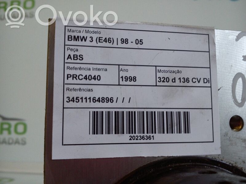 ABS Steuergerät   34511164896,10020400614,10094808013,34511164897