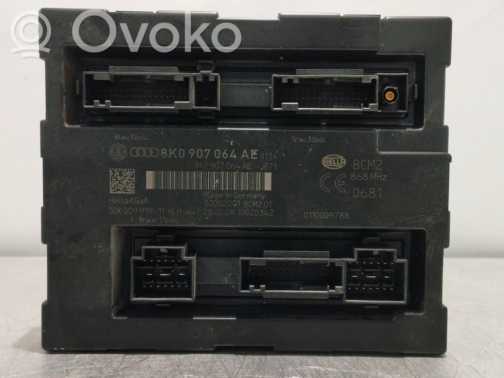 Mukavuusmoduuli   8K0907064AE,5DK009919