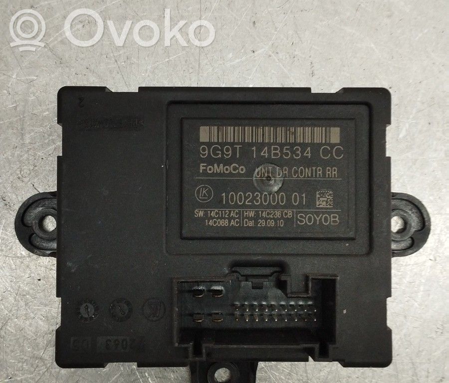 Asa reguladora de la puerta trasera   9G9T14B534CC