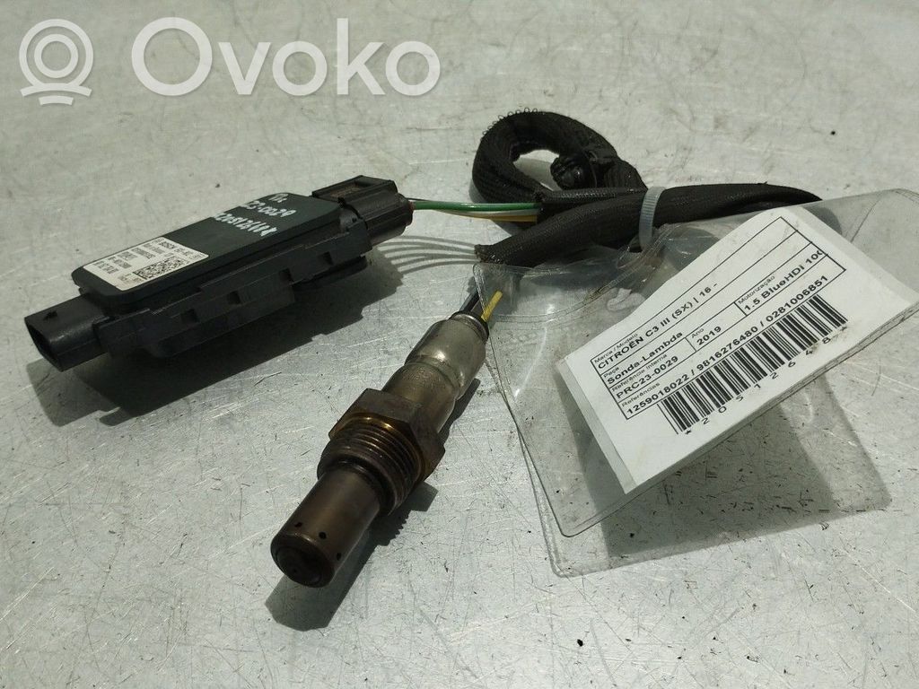 Sonde lambda   1259018022,0281006851,9816276480