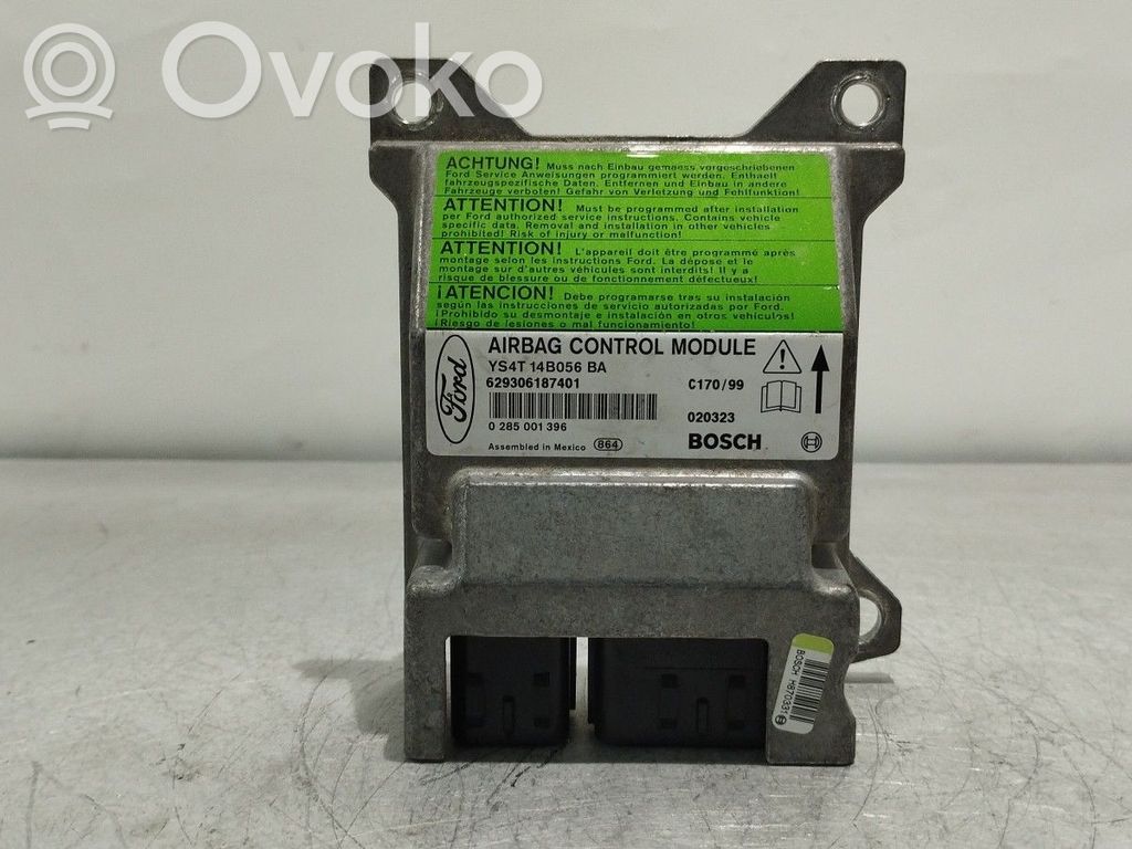 Airbag control unit/module   YS4T14B056BA,0285001396
