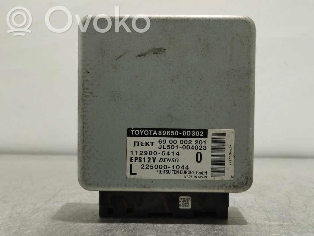 Toyota Yaris Modulo di controllo della cremagliera dello sterzo 