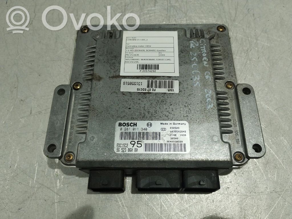 Citroen C5 Sterownik / Moduł ECU 