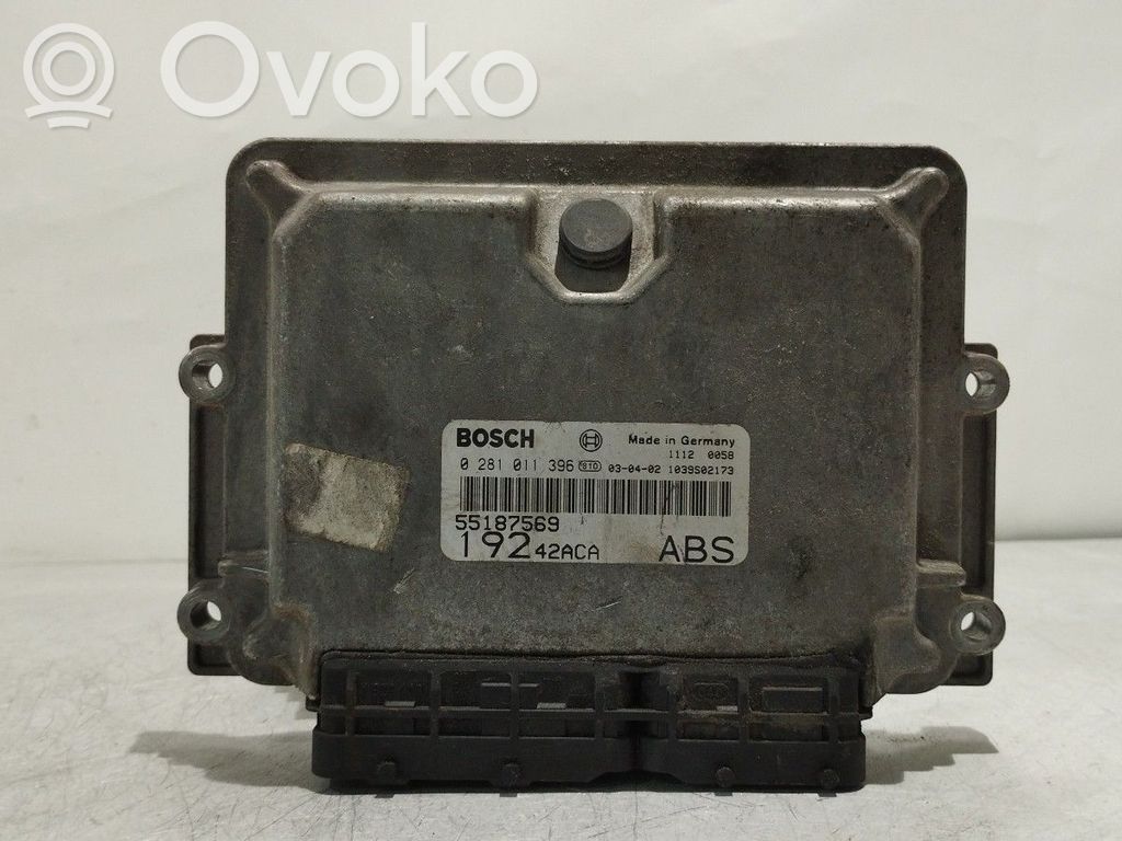 Engine control unit/module   55187569,0281011396,19242ACA