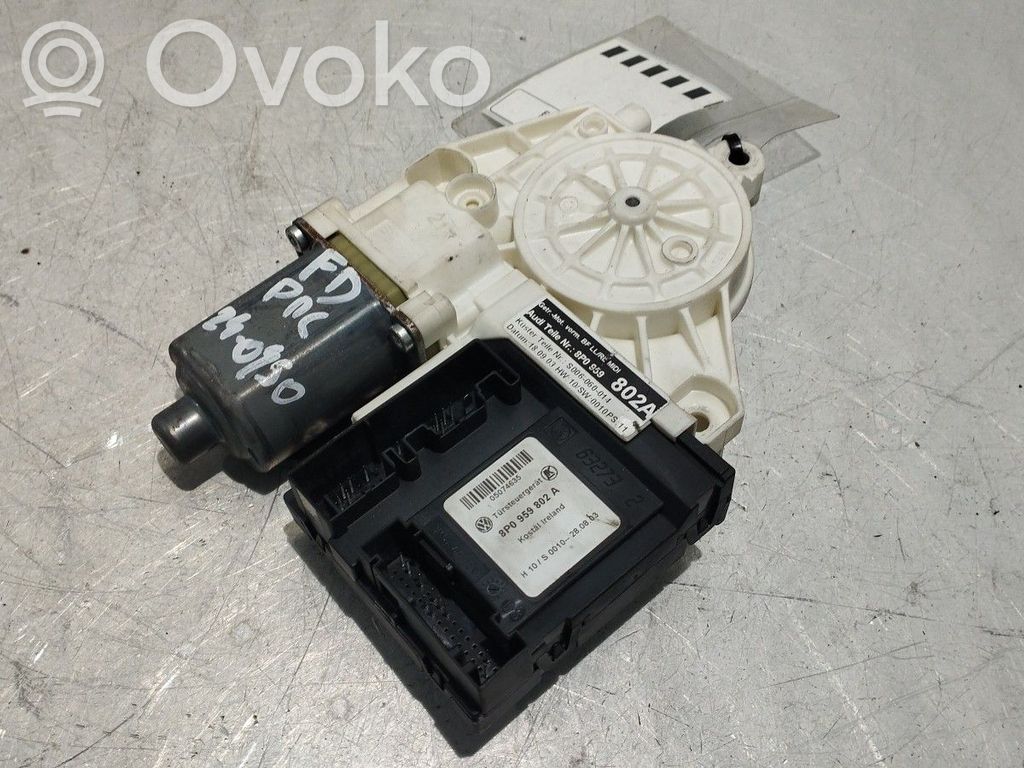 Motor del regulador de la ventanilla de la puerta delantera   8P0959802A