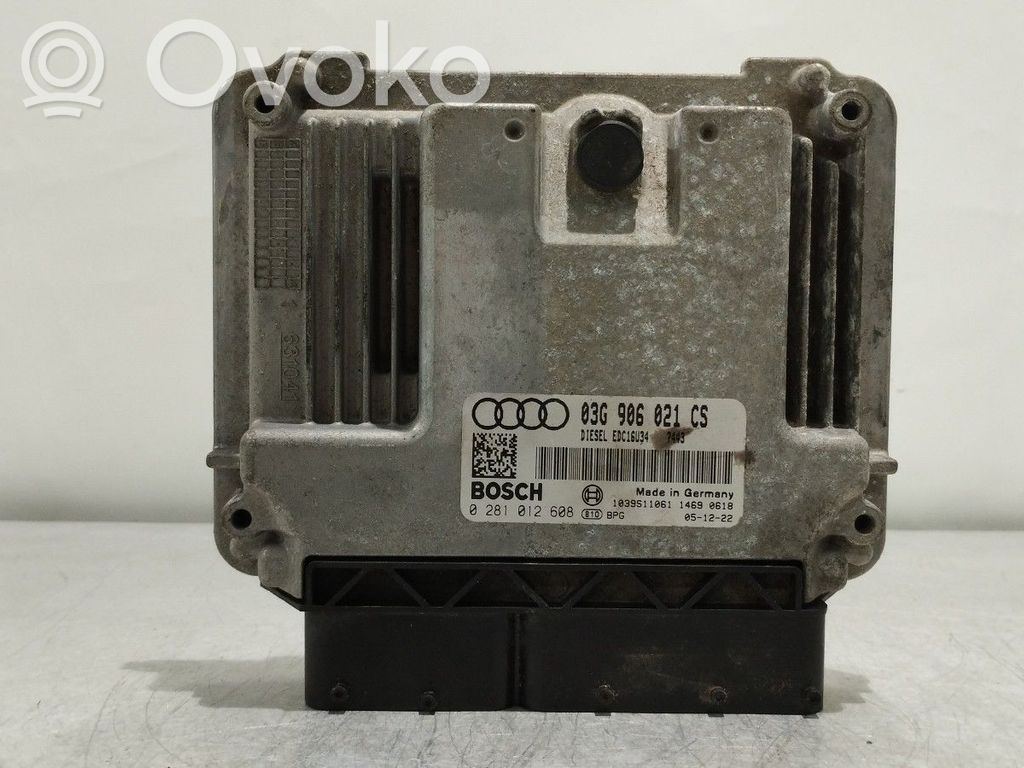 Unitate/modul de control motor   03G906021CS,0281012608,EDC16U34
