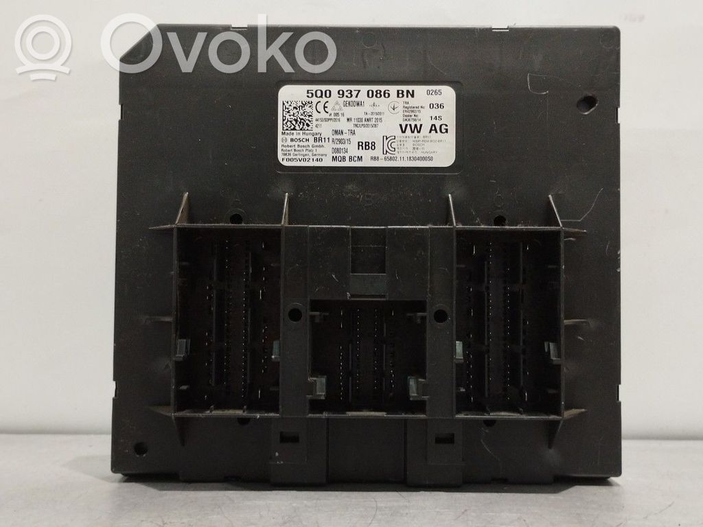 Unidad de control SAM   5Q0937086BN,F005V02140