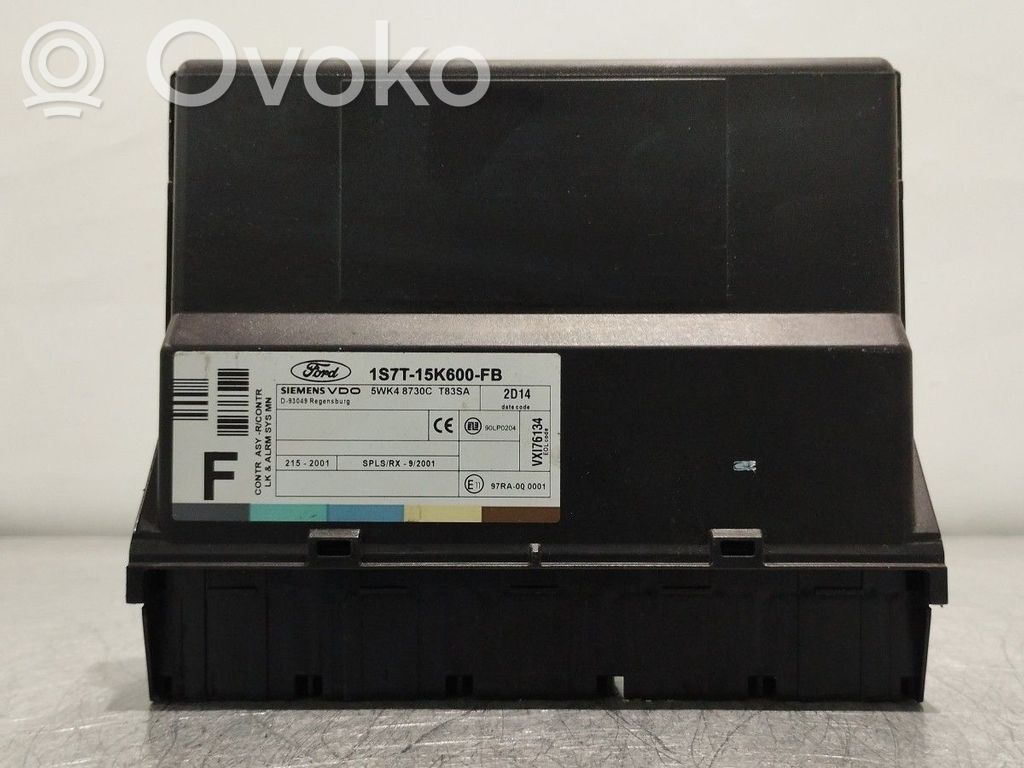 Door central lock control unit/module   1S7T15K600FB,5WK48730C
