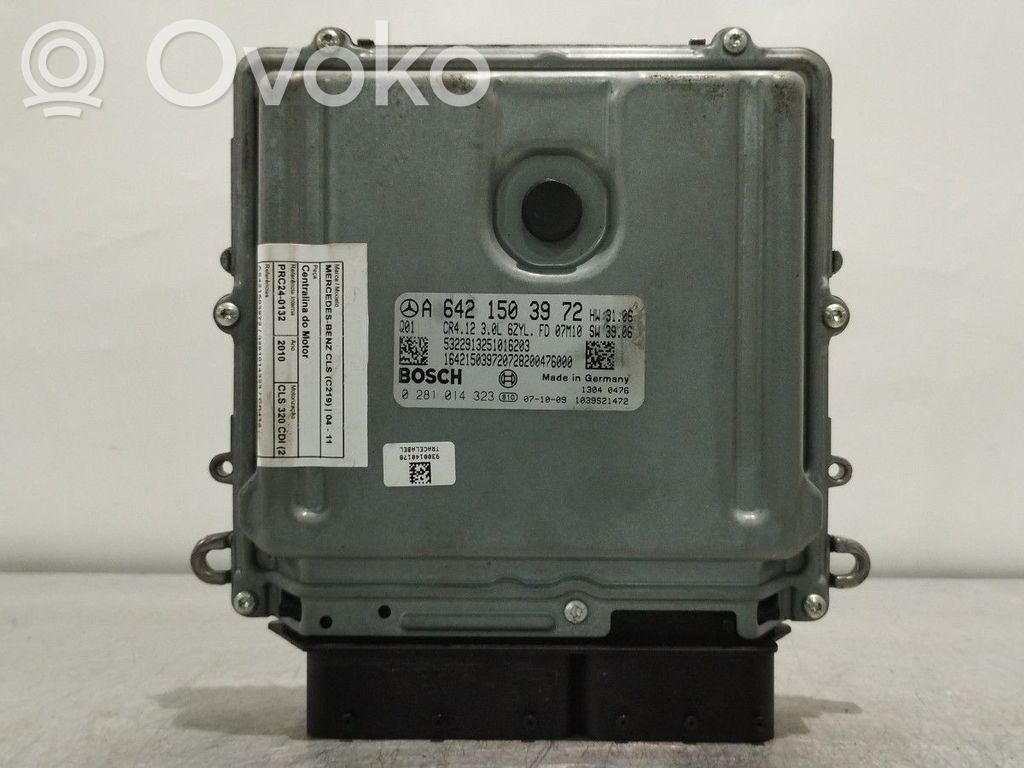 Mercedes-Benz CLS C219 Unitate/modul de control motor 