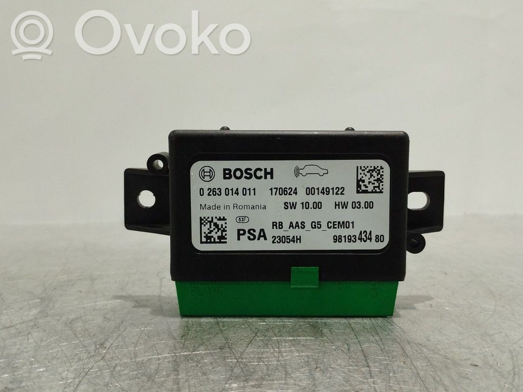 Peugeot 2008 I Ecran senzor parcare PDC 