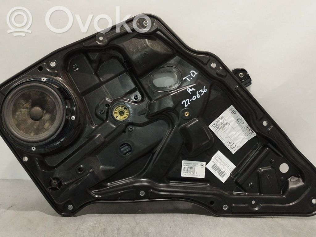 Volkswagen Tiguan Mechanizm podnoszenia szyby tylnej bez silnika