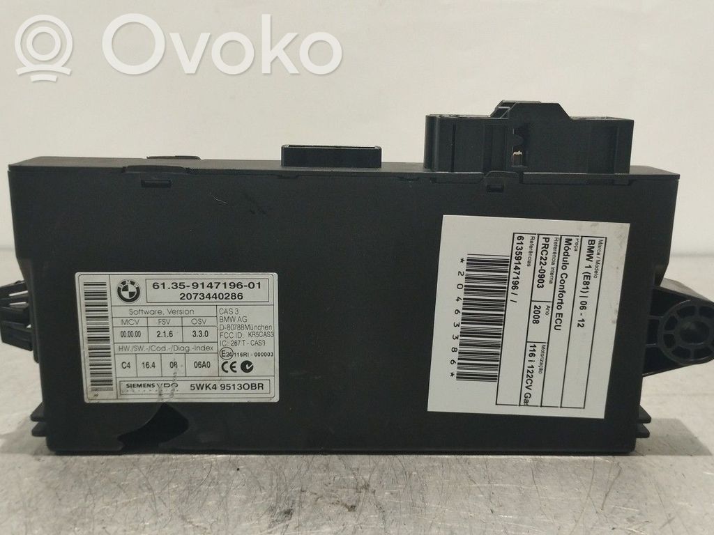 BMW 1 E81 E87 Sterownik / Moduł ECU 