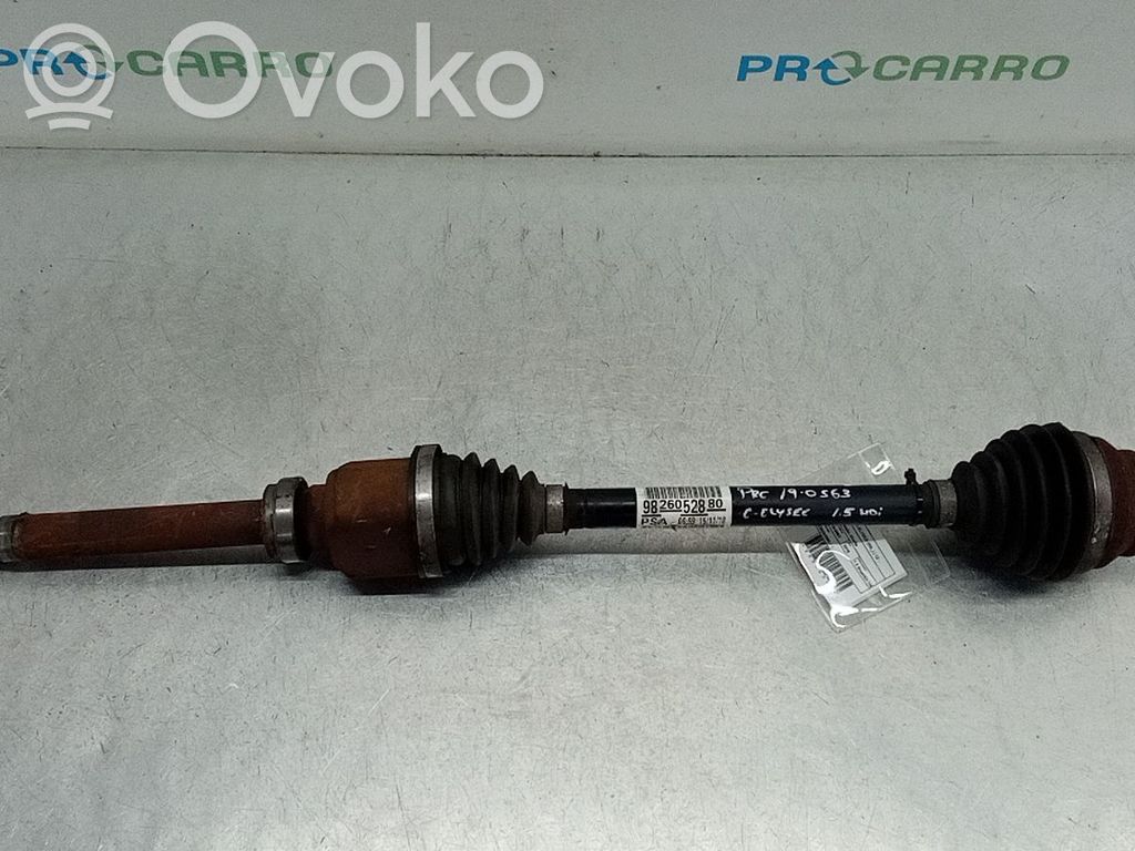 Front driveshaft   9826052880