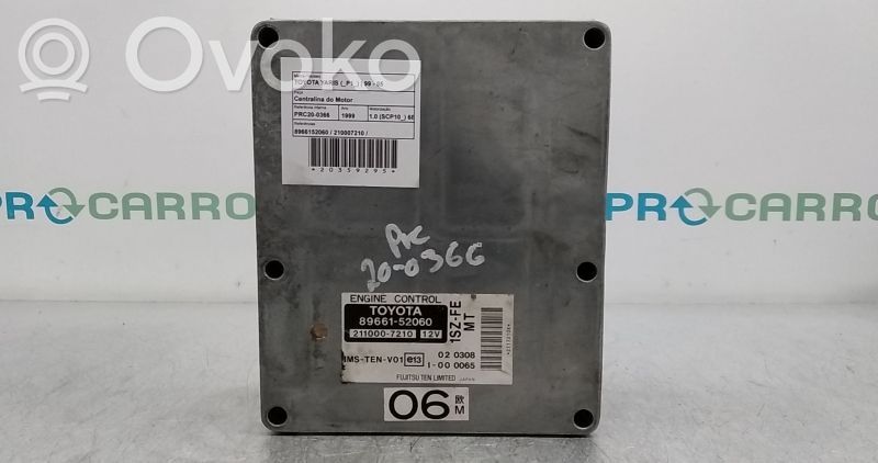 Unidad de control/módulo del motor   8966152060,1SZFE,2110007210