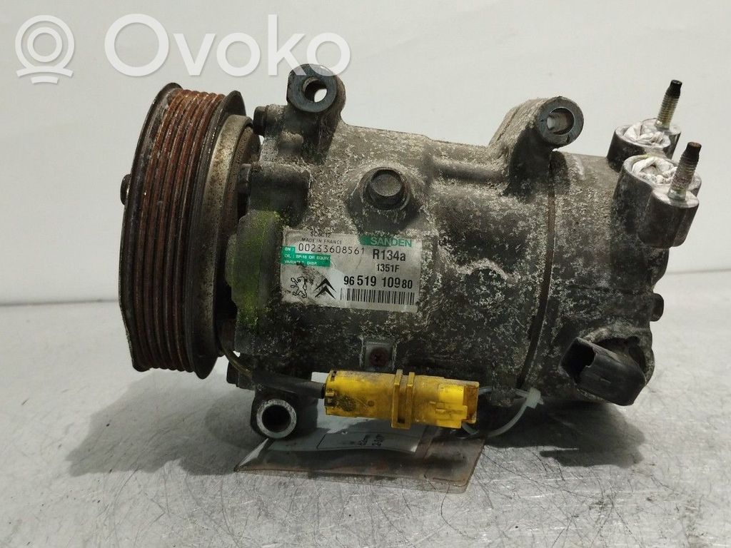 Air conditioning (A/C) compressor (pump)   9651910980