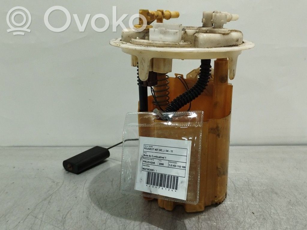 Peugeot 407 Senzor nivel combustibil 