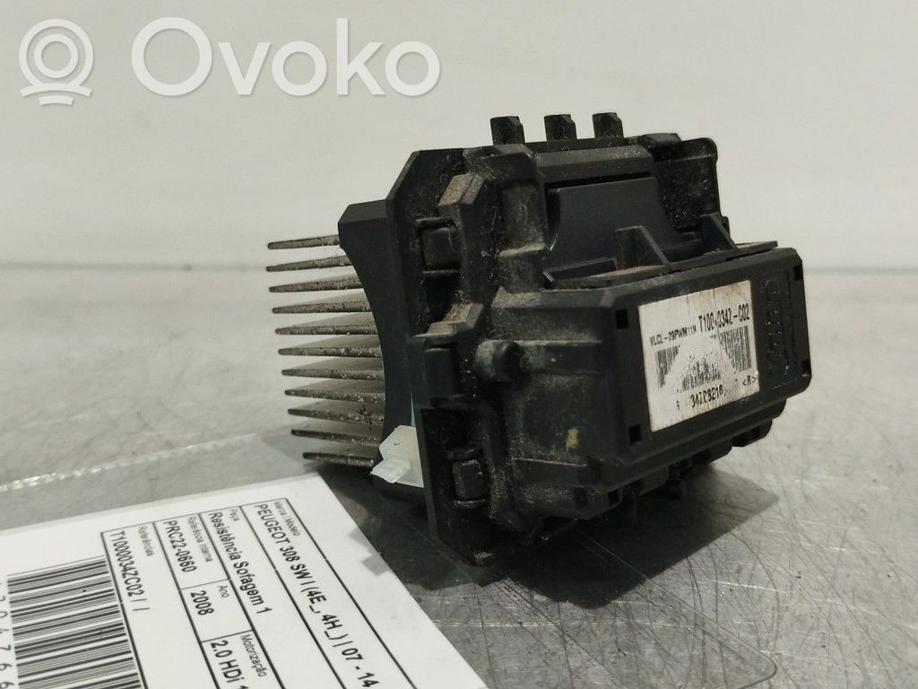 Peugeot 308 SW  Relais de commande ventilateur chauffage 