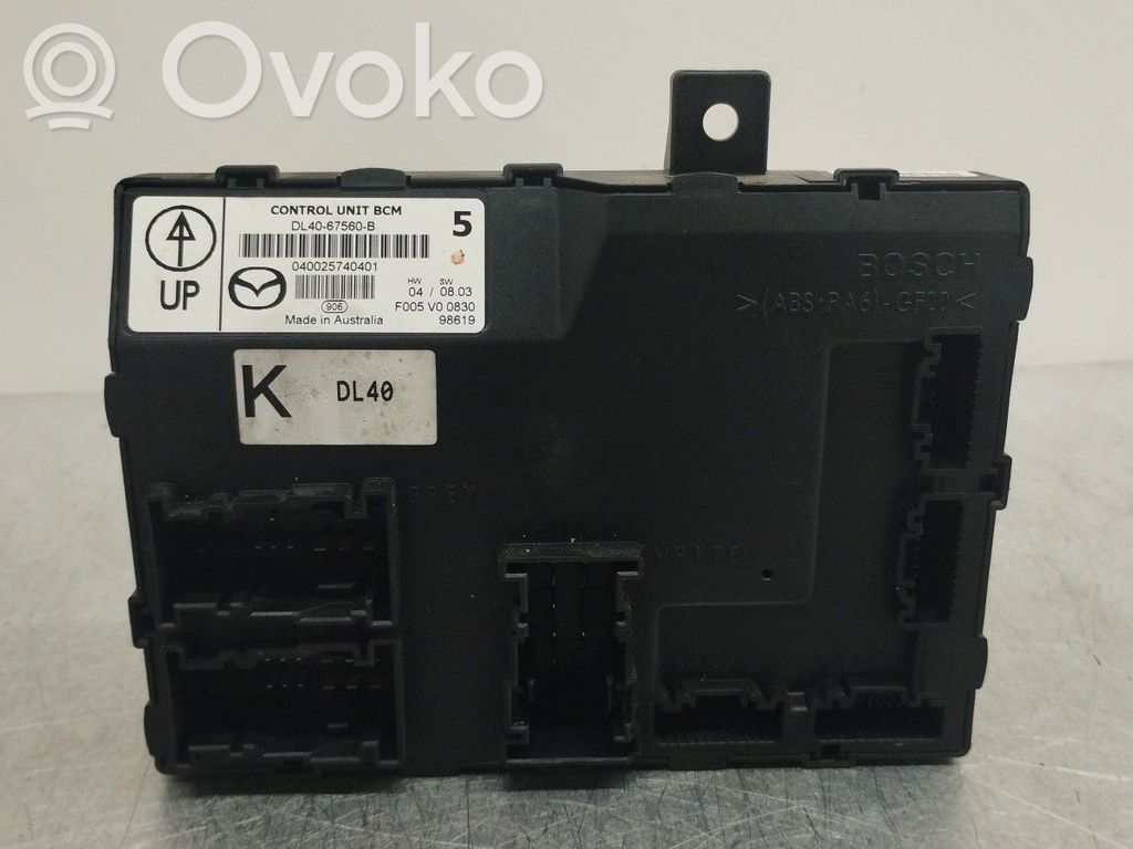 SAM vadības bloks   DL4067560B,F005V00830