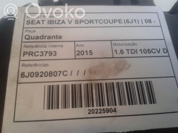 Seat Ibiza IV (6J,6P) Licznik / Prędkościomierz 