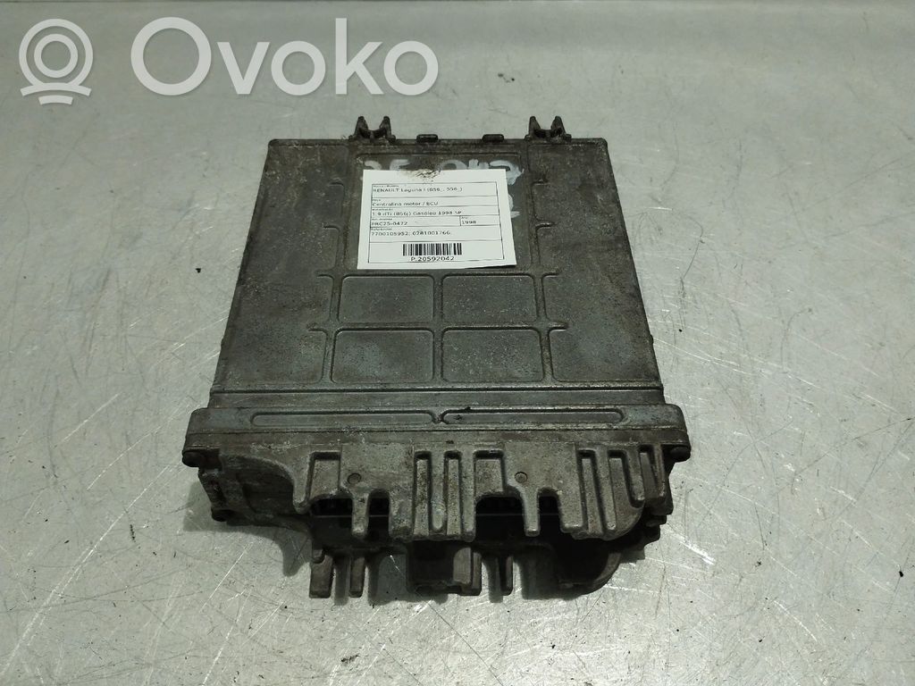 Unidad de control/módulo del motor   7700105952,0281001766