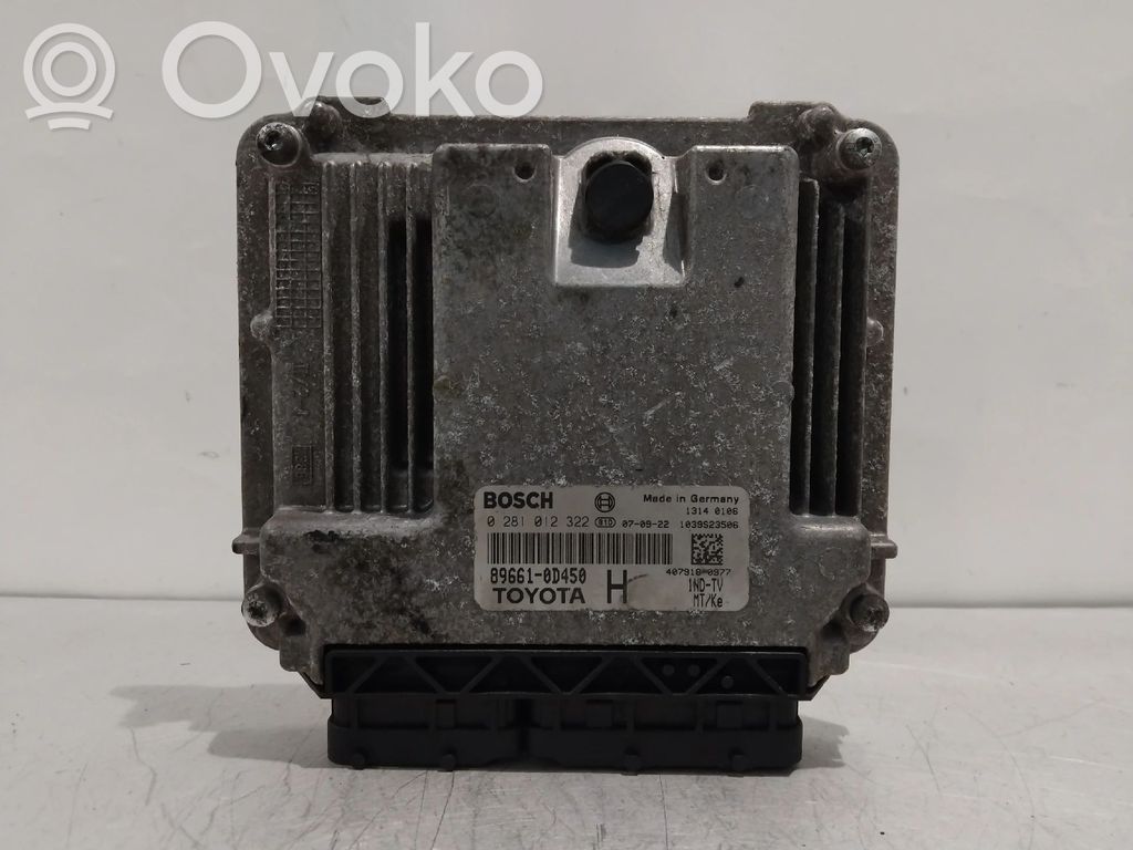 Unidad de control/módulo del motor   896610D450,0281012322