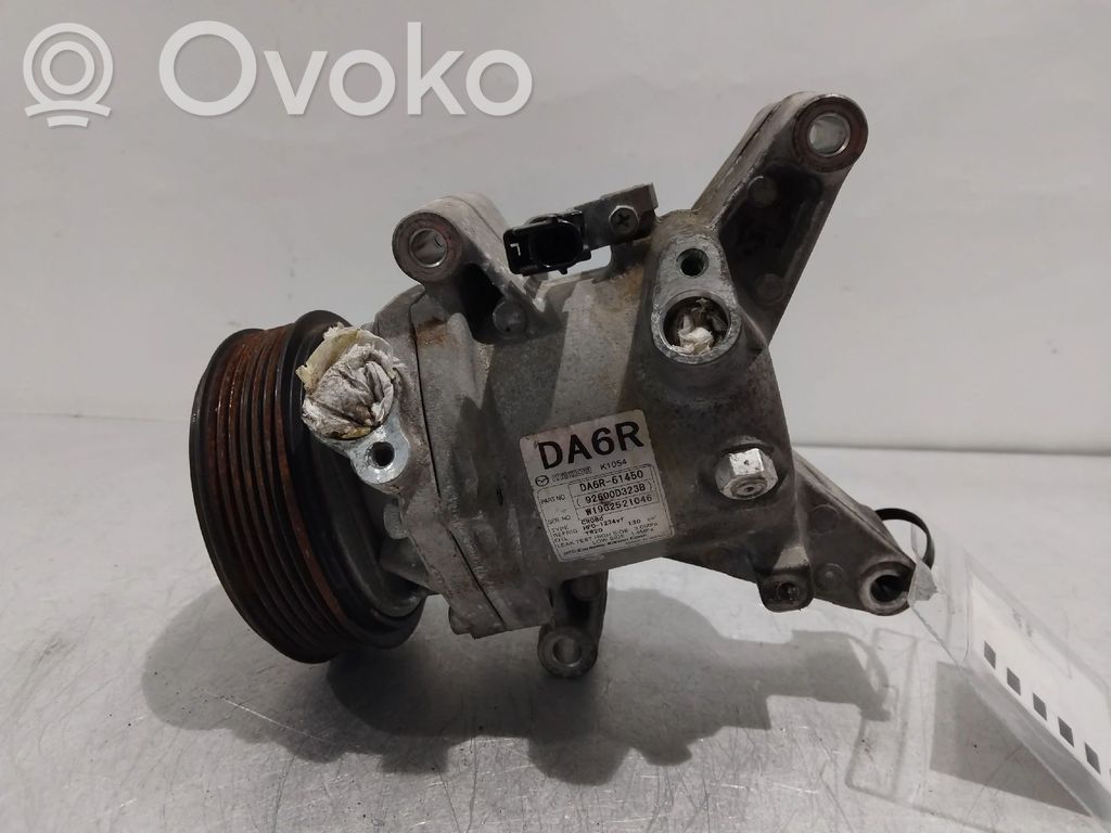 Ilmastointilaitteen kompressorin pumppu (A/C)   DA6R61450,92600D323B