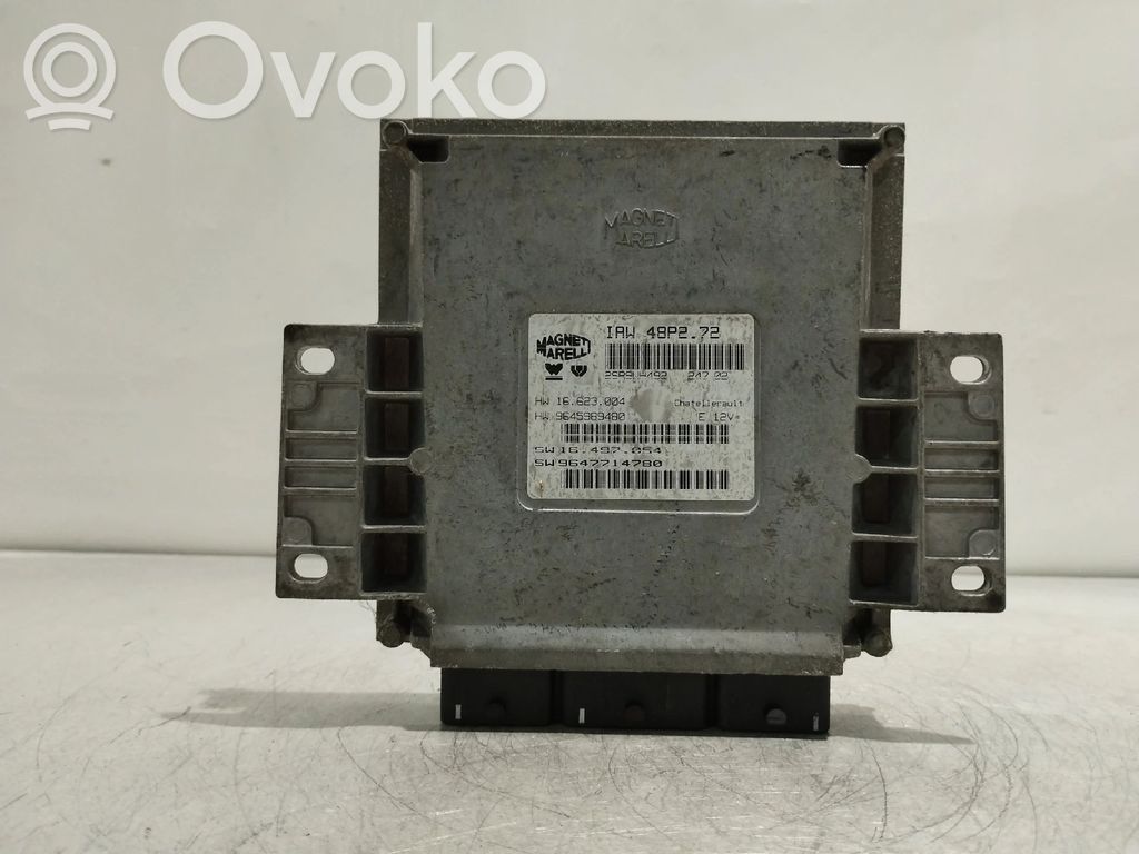 Engine control unit/module   9647714780,9645989480,IAW48P272