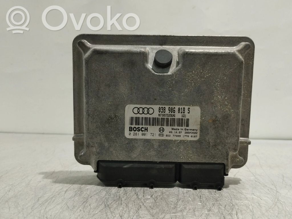 Sterownik / Moduł ECU   038906018S,0281001721