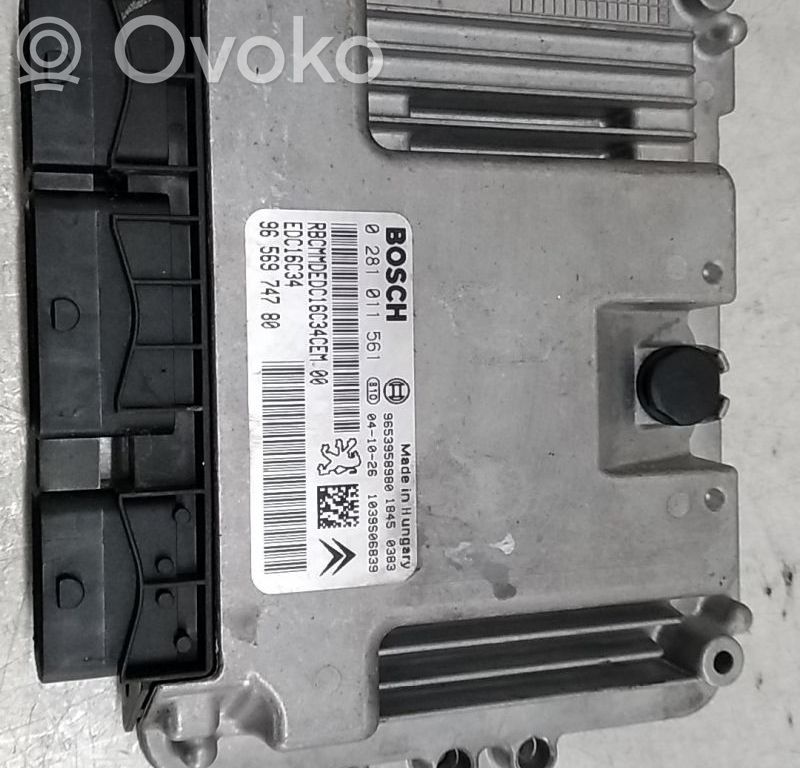 Motorsteuergerät/-modul   9656974780,0281011561,9653958980,EDC16C34