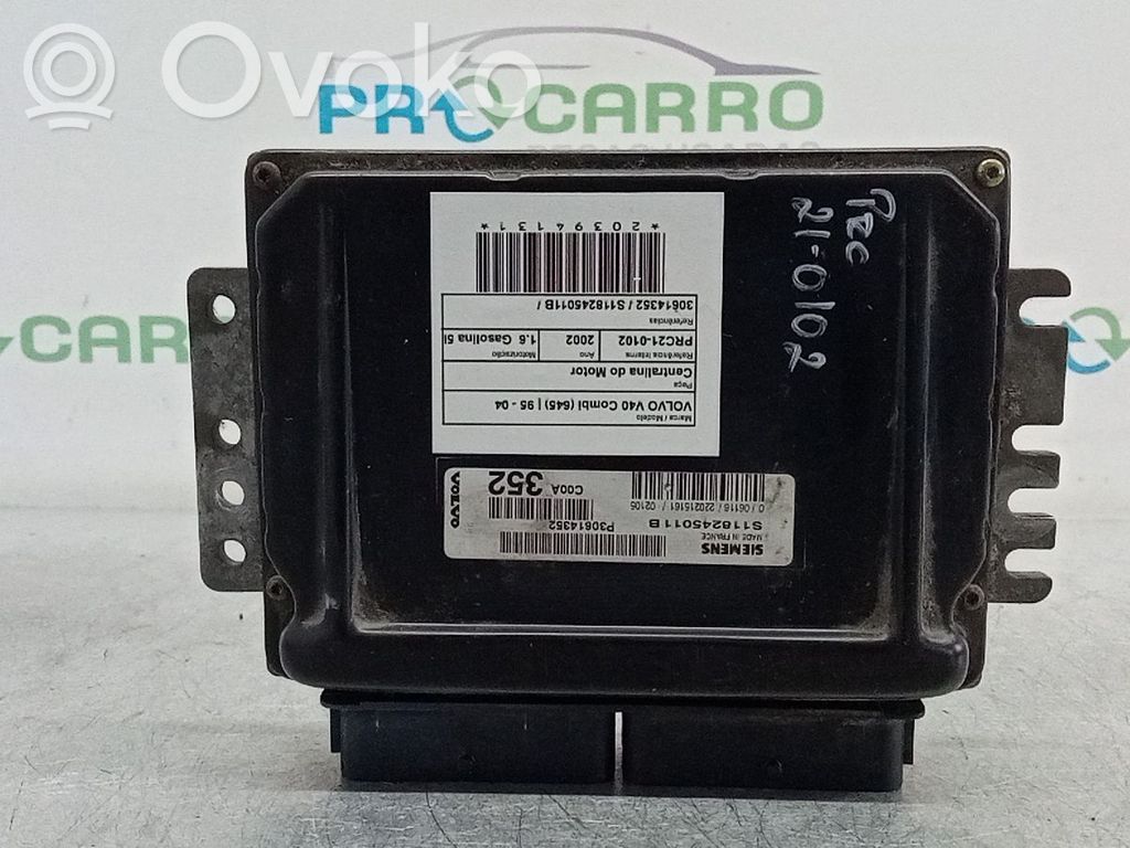 Volvo S40, V40 Engine control unit/module 