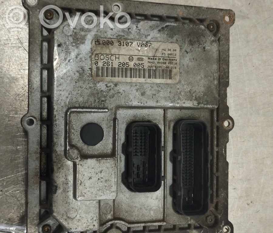 Engine control unit/module   0003107V007,0261205005