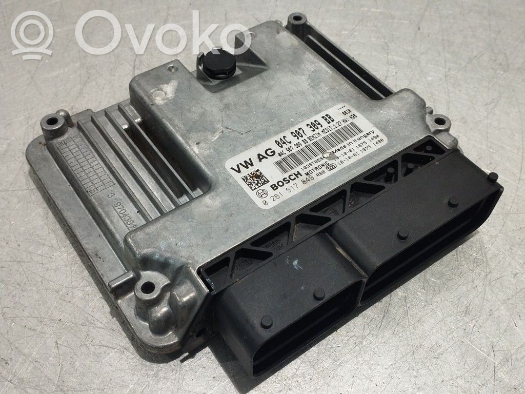 Unidad de control/módulo del motor   04C907309BB,0261S17849,MED17127
