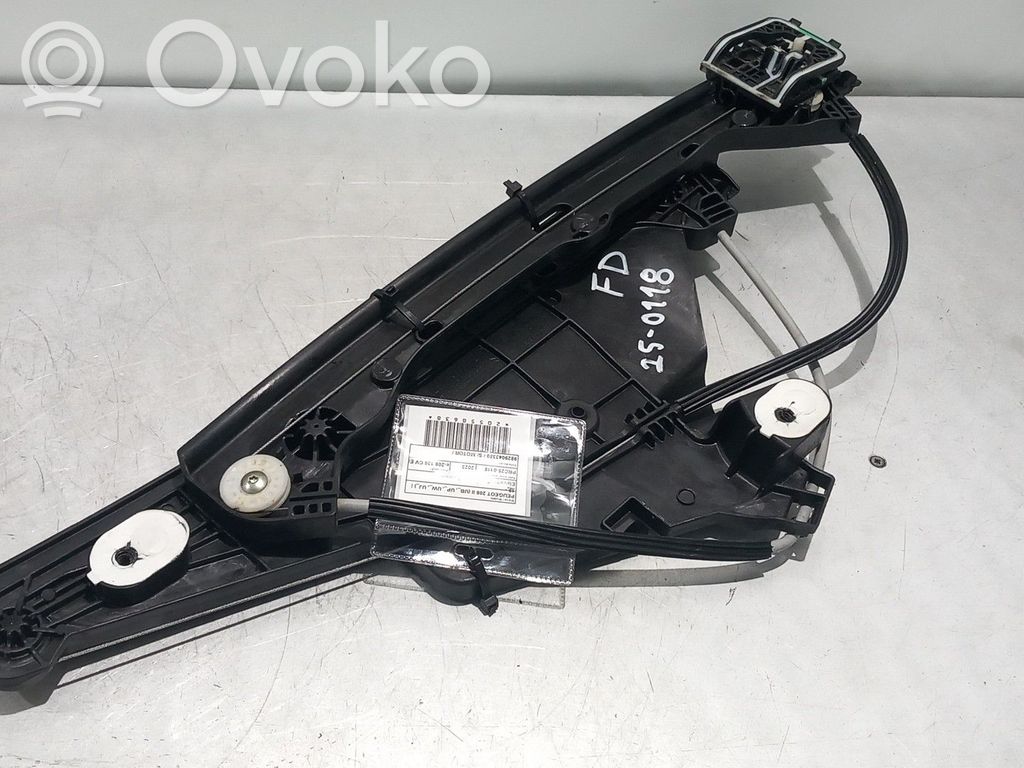 Peugeot 208 II Fensterhebermechanismus ohne Motor Tür vorne 