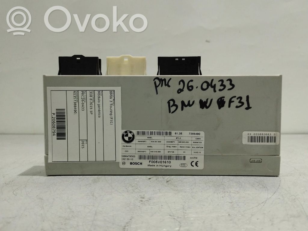 BMW 3 F30 F35 F31 Altre centraline/moduli