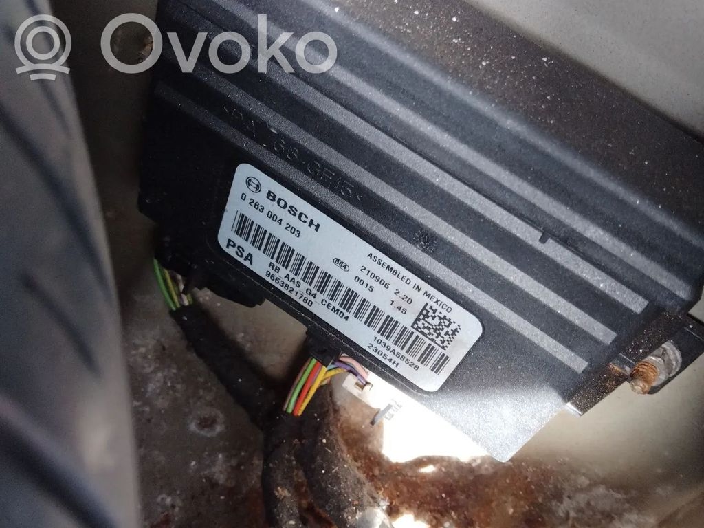 Citroen C5 Parking PDC sensor display screen 
