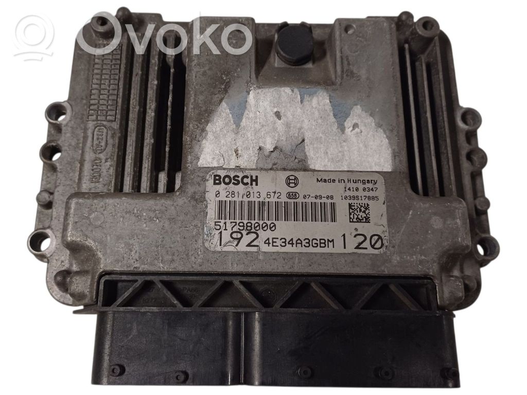 Fiat Stilo Engine control unit/module 