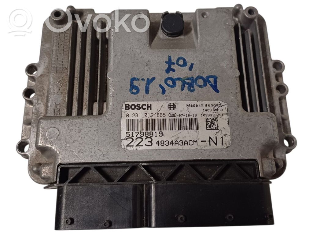 Fiat Doblo Engine control unit/module 