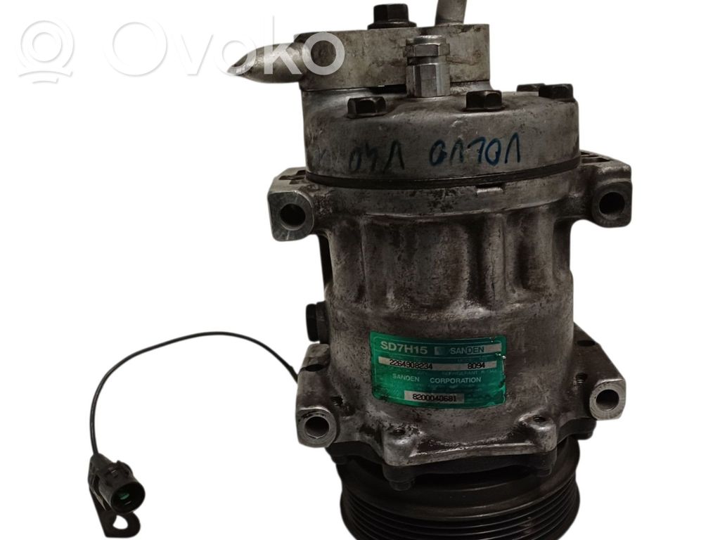 Volvo S40, V40 Compresor (bomba) del aire acondicionado (A/C)) 