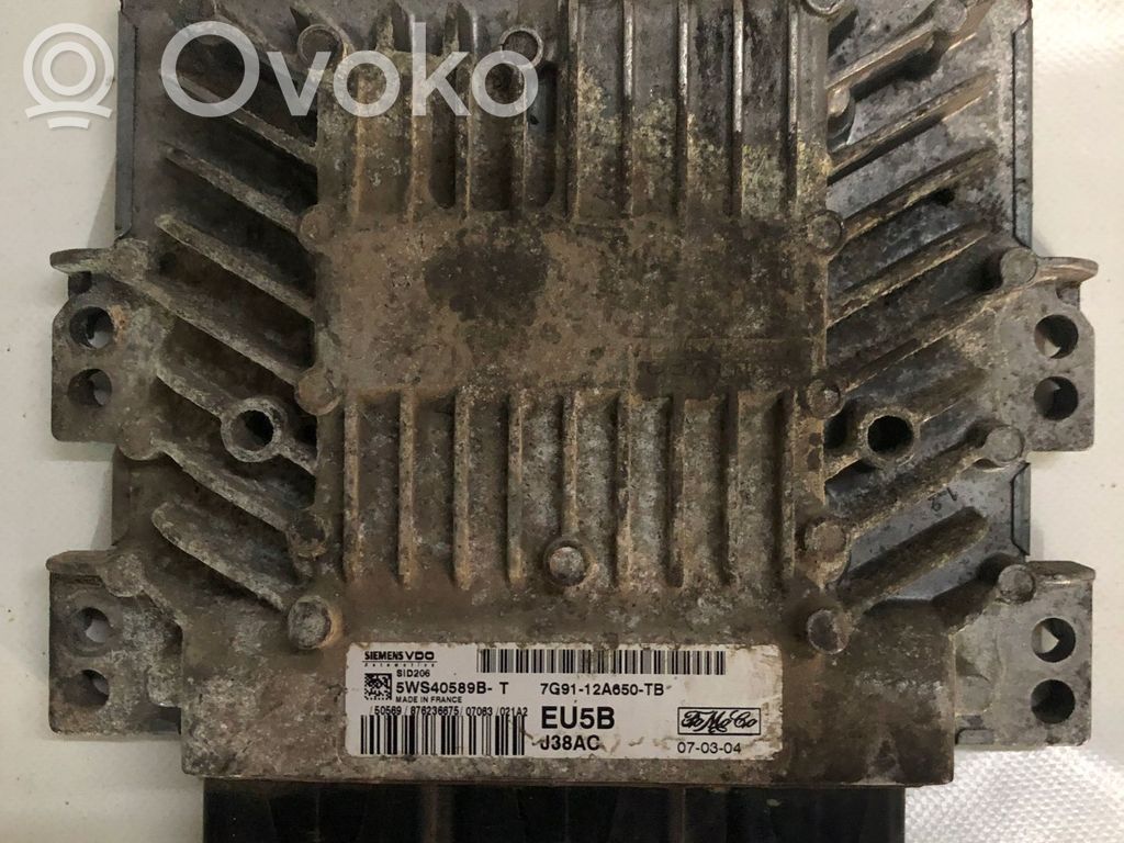 Dzinēja vadības bloks   12A650,5WS40589B,7G9112650TB