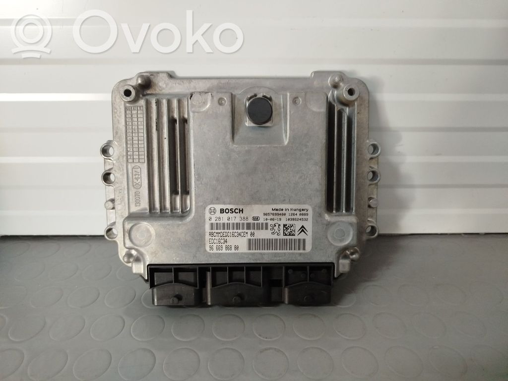 Engine control unit/module   9666986880
