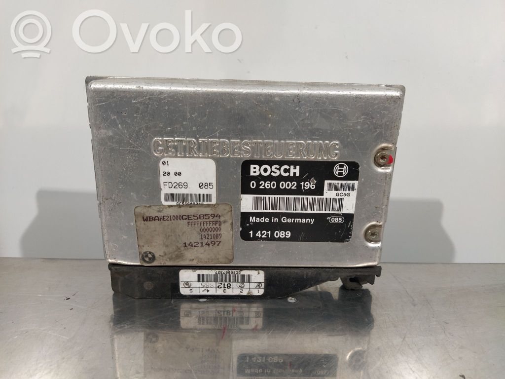 BMW 5 E34 Pārnesumkārbas vadības bloks 
