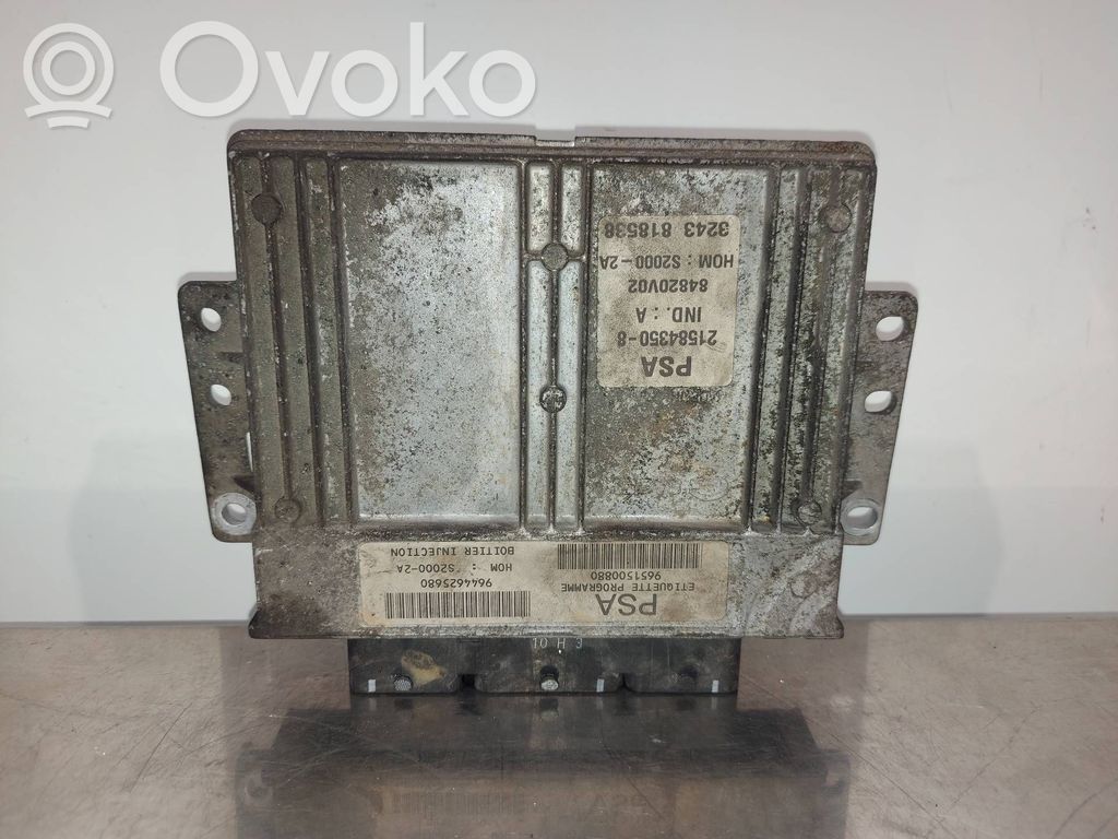 Peugeot 206+ Engine control unit/module 