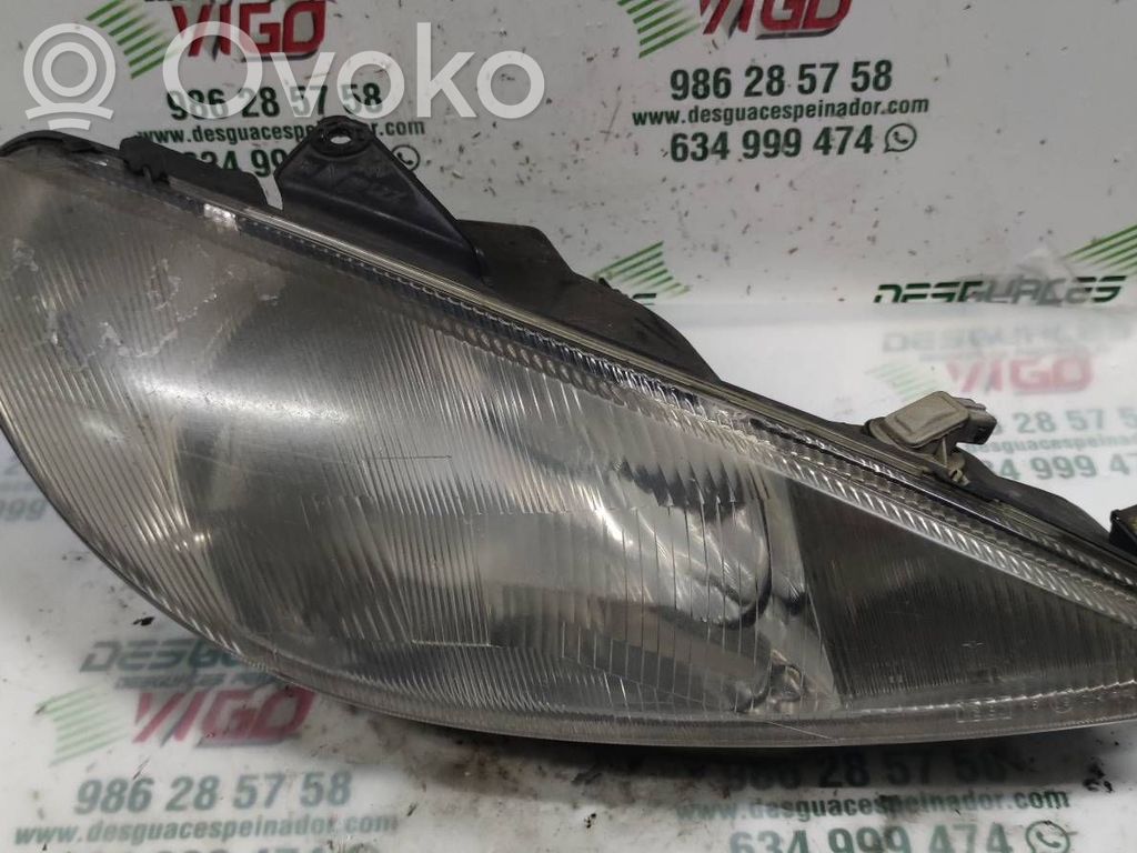 Peugeot 206 Headlight/headlamp 