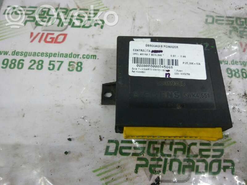 Opel Astra F Door central lock control unit/module 